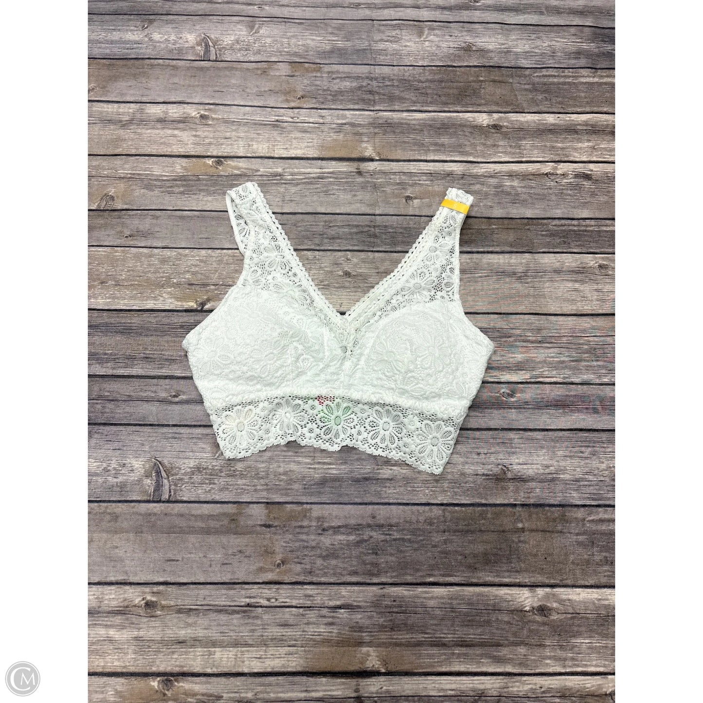 Bralette By Cmf In White, Size: S