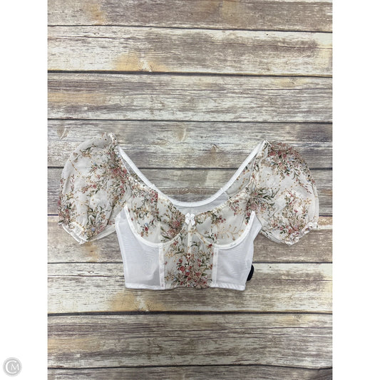 Top Short Sleeve By Cmf In Floral Print, Size: S
