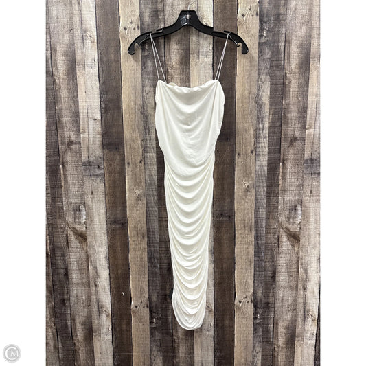 Dress Casual Midi By Windsor In White, Size: M