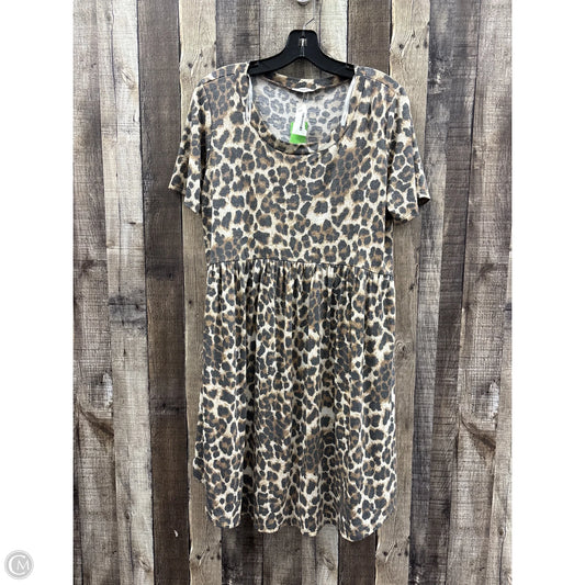 Dress Casual Short By Jodifl In Animal Print, Size: L