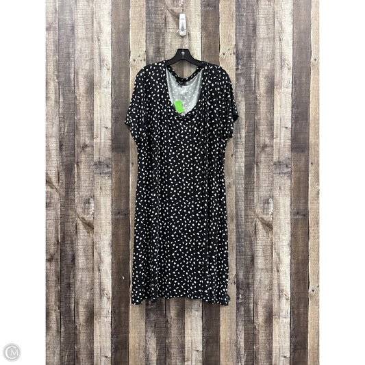 Dress Casual Short By Premise In Black & White, Size: 2x