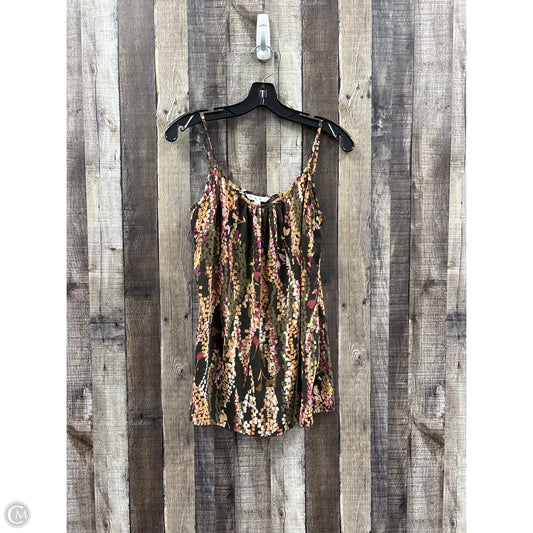 Top Sleeveless By Cabi In Multi-colored, Size: S