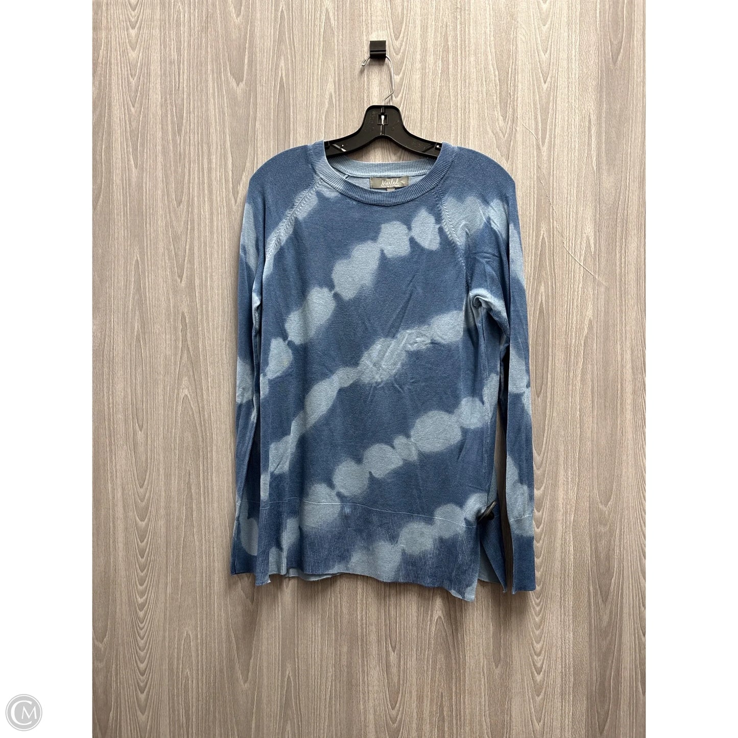 Top Long Sleeve By Marled In Blue, Size: S