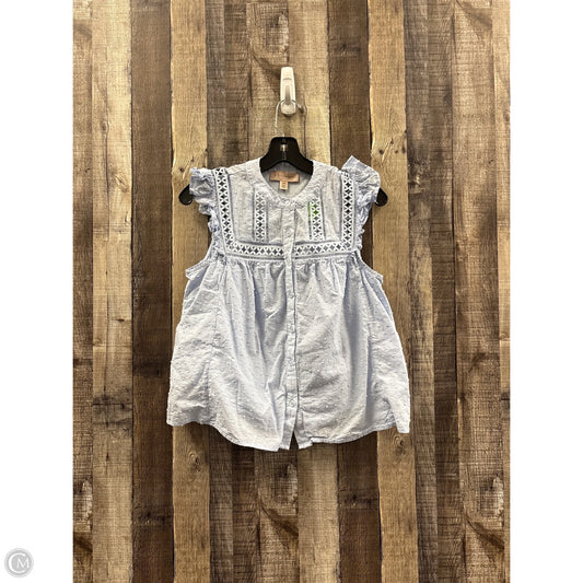Top Sleeveless By Philosophy In Blue, Size: M