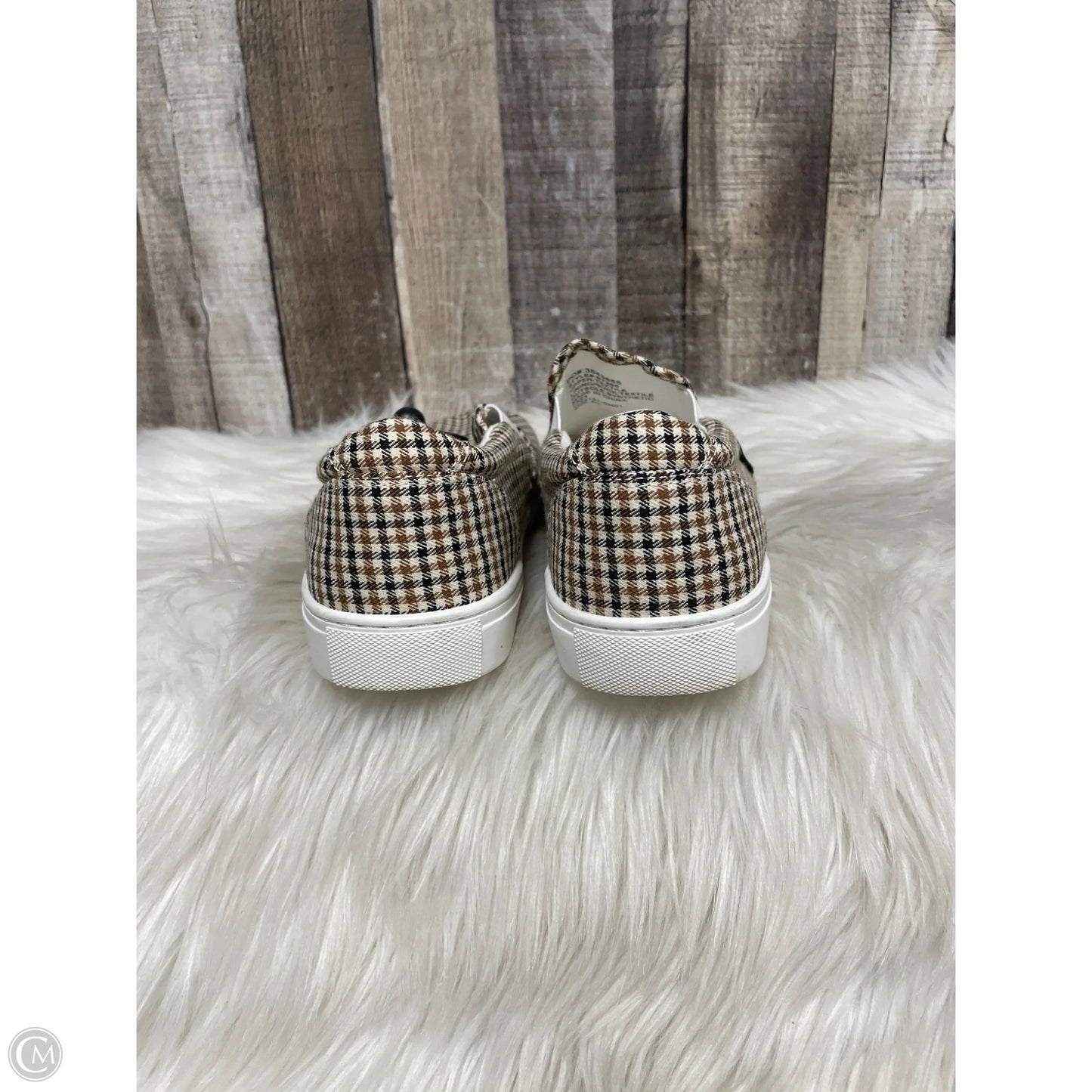 Shoes Flats By J. Crew In Checkered Pattern, Size: 8.5