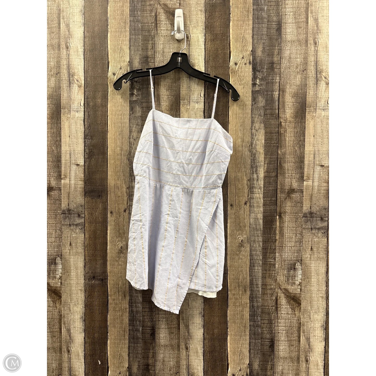 Dress Casual Midi By Altard State In Blue & Yellow, Size: M