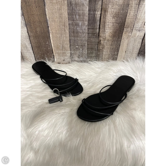 Sandals Flats By Cme In Black, Size: 10