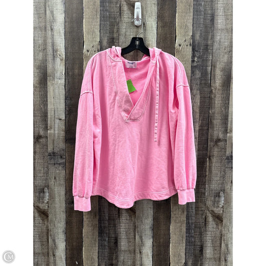 Sweatshirt Hoodie By Old Navy In Pink, Size: M