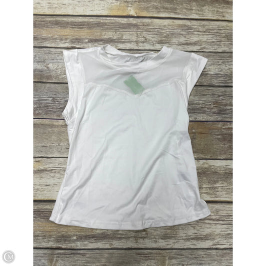 Top Sleeveless By Cmf In White, Size: S