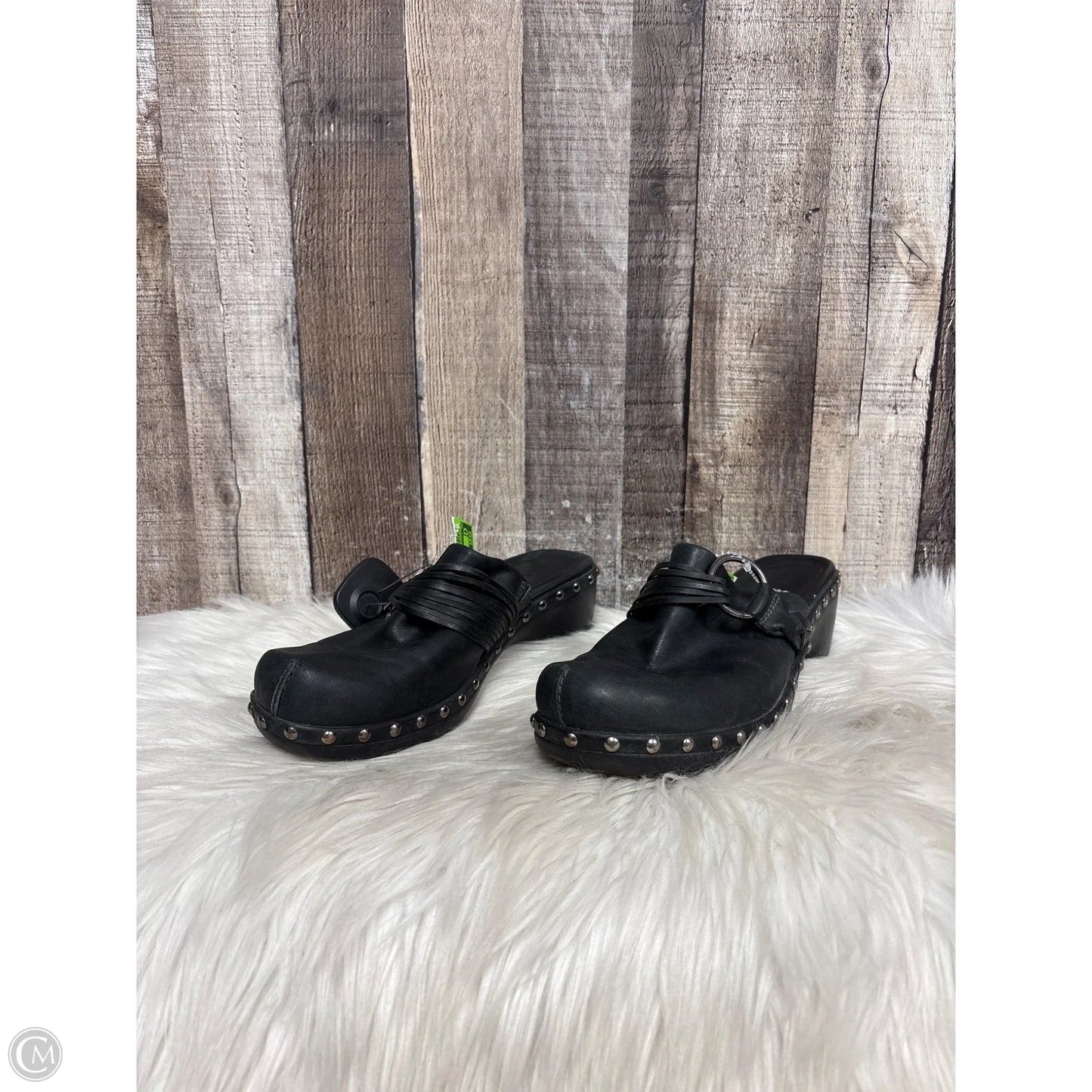 Shoes Heels Block By Ecco In Black, Size: 9