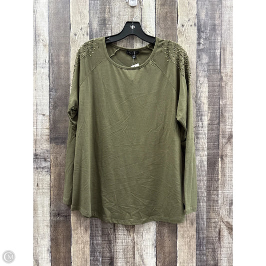 Top Long Sleeve By Lane Bryant In Green, Size: Xl