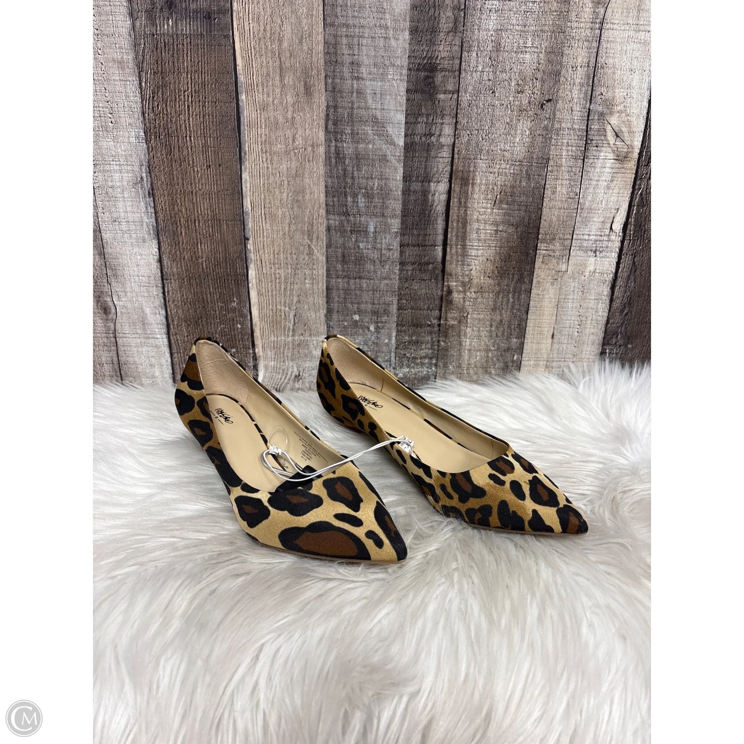 Shoes Heels Kitten By Mossimo In Animal Print, Size: 7.5
