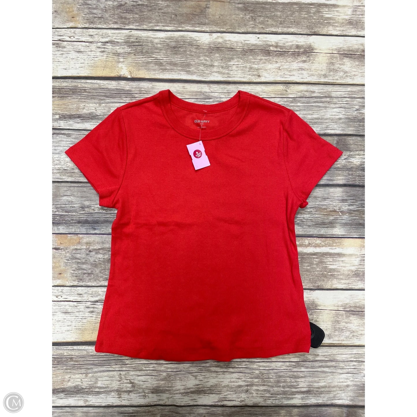 Top Short Sleeve By Old Navy In Orange, Size: L