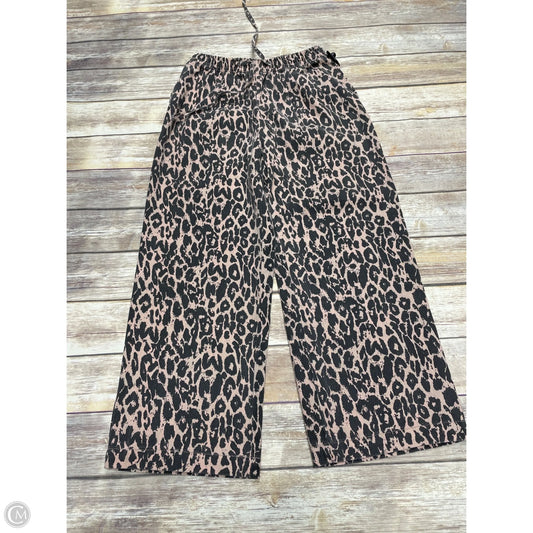 Jeans Wide Leg By Cmf In Animal Print, Size: L