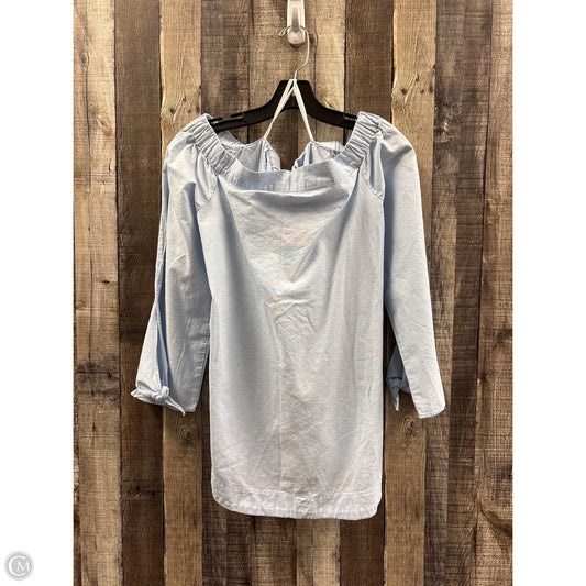 Tunic Short Sleeve By Free People In Blue, Size: S
