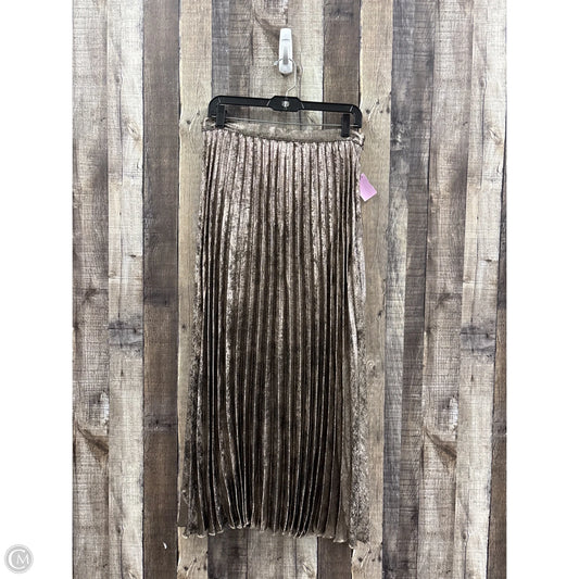 Skirt Maxi By Marled In Gold, Size: M