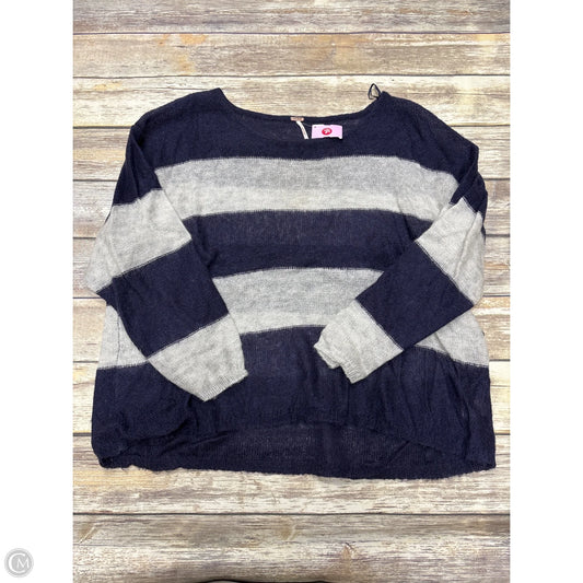 Sweater By Free People In Blue & Grey, Size: L