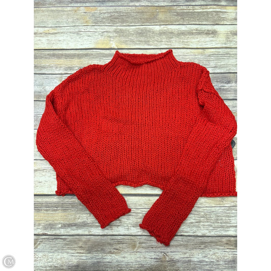 Sweater By Free People In Red, Size: M