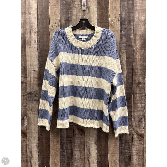 Sweater By And Now This In Blue & White, Size: 1x
