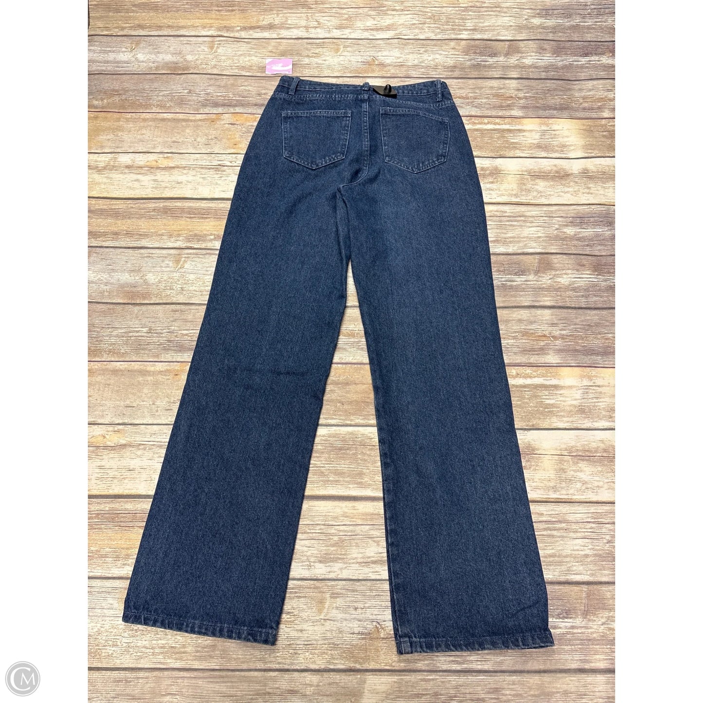 Jeans Straight By Le Lis In Blue Denim, Size: S