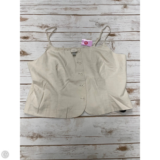 Top Sleeveless By A New Day In Ivory, Size: Xl