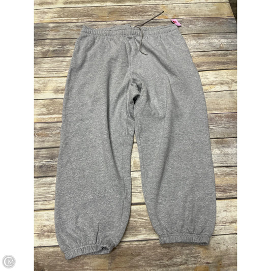 Athletic Pants By Pink In Grey, Size: Xxl