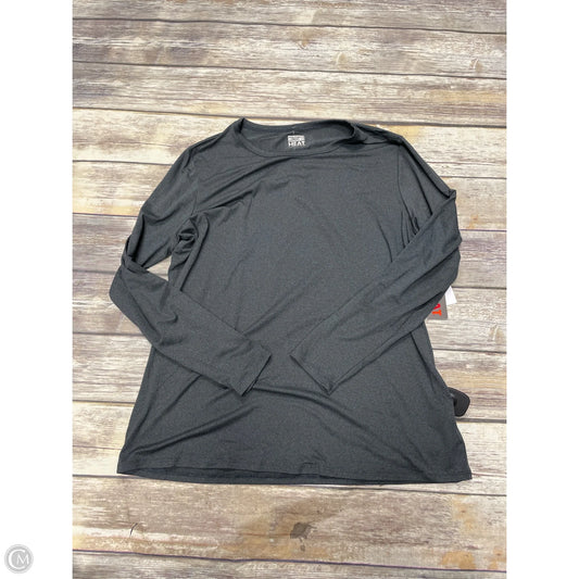 Athletic Top Long Sleeve Crewneck By 32 Degrees In Grey, Size: Xxl