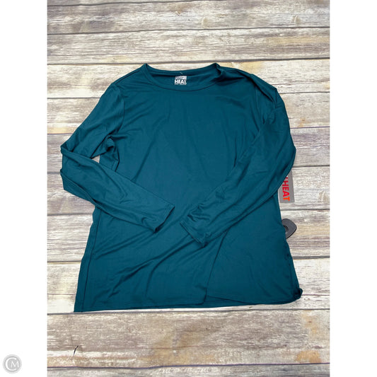 Athletic Top Long Sleeve Crewneck By 32 Degrees In Green, Size: Xxl