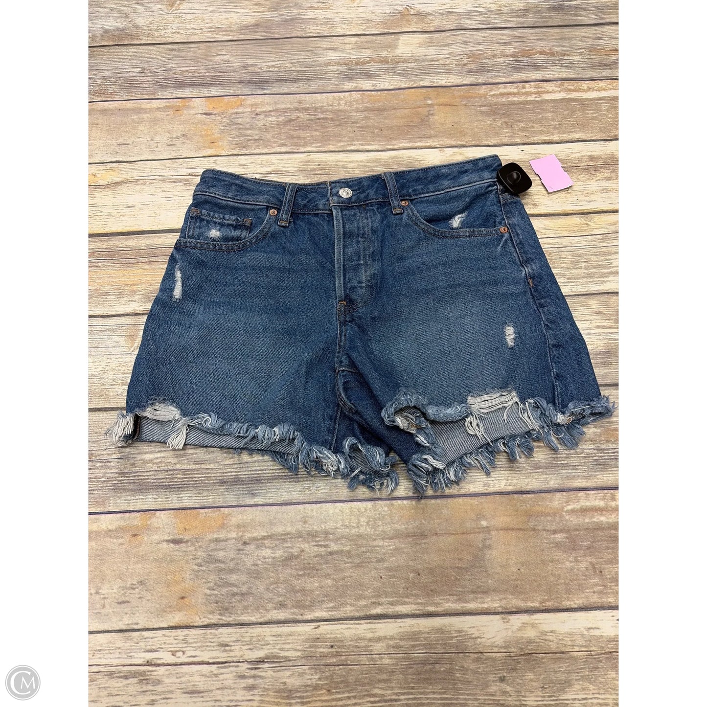 Shorts By Express In Blue Denim, Size: 4