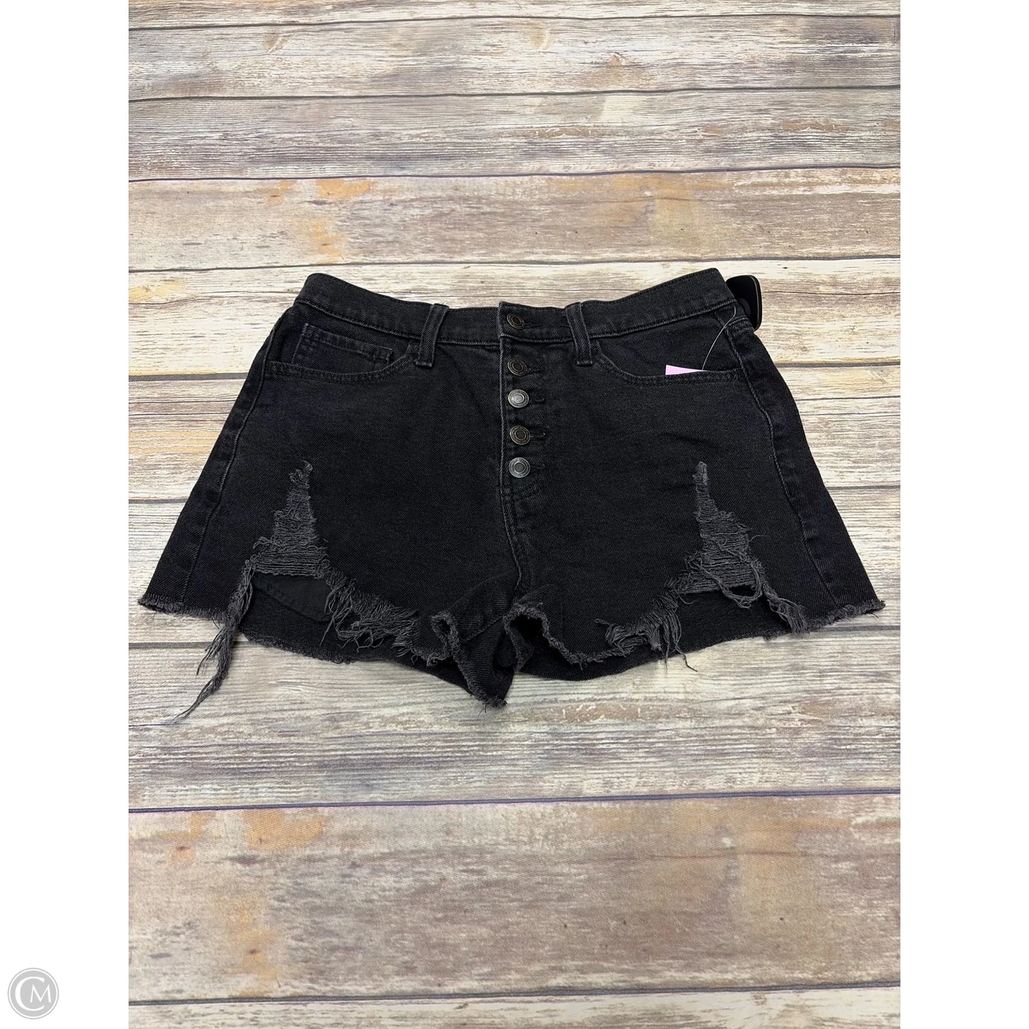 Shorts By So In Black Denim, Size: 8