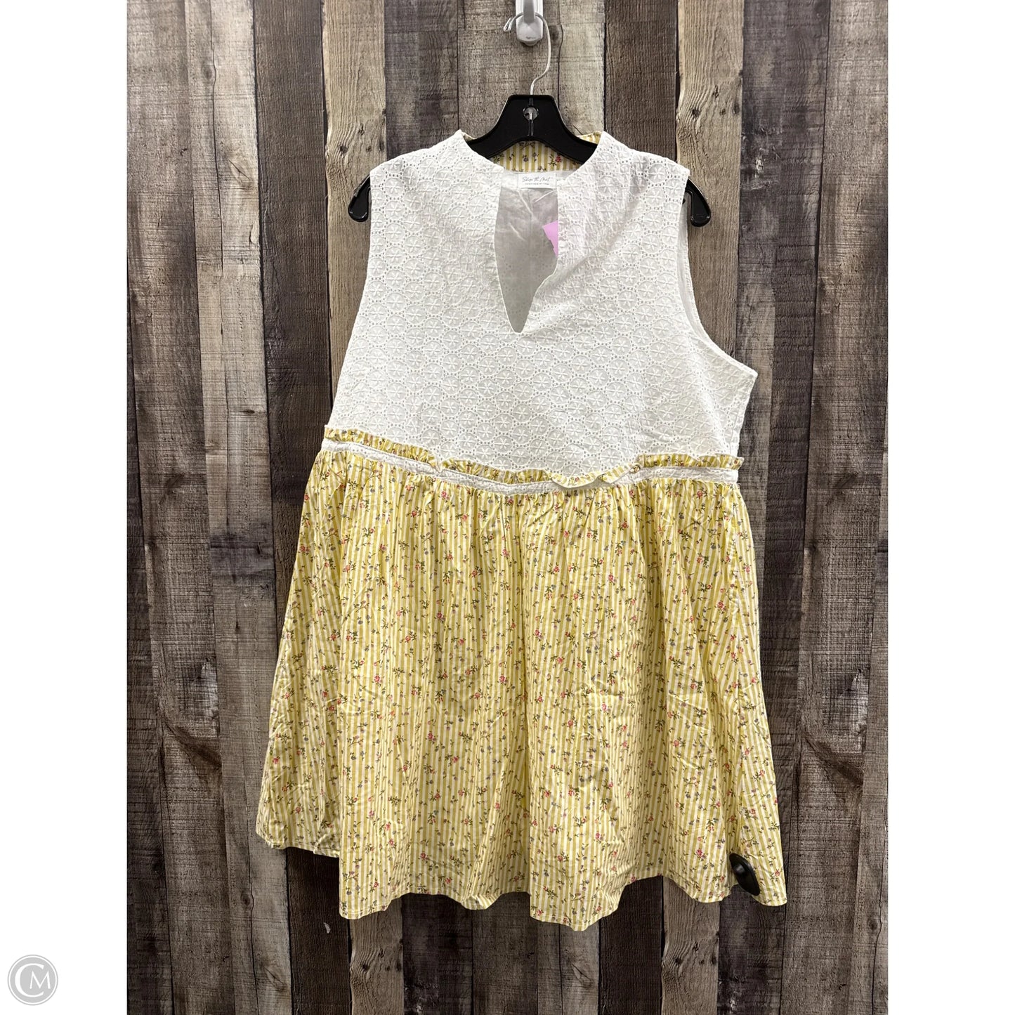 Dress Casual Short By Cme In Floral Print, Size: Xl