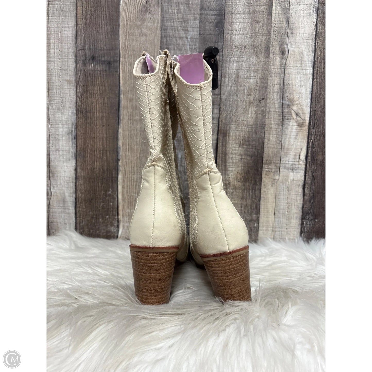 Boots Western By Altard State In Ivory, Size: 7
