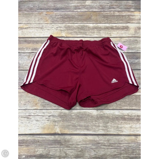 Athletic Shorts By Adidas In Maroon, Size: 1x