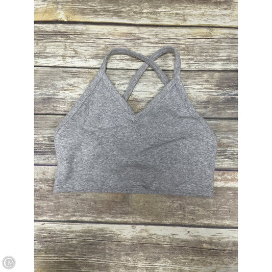 Athletic Bra By Alo In Grey, Size: S