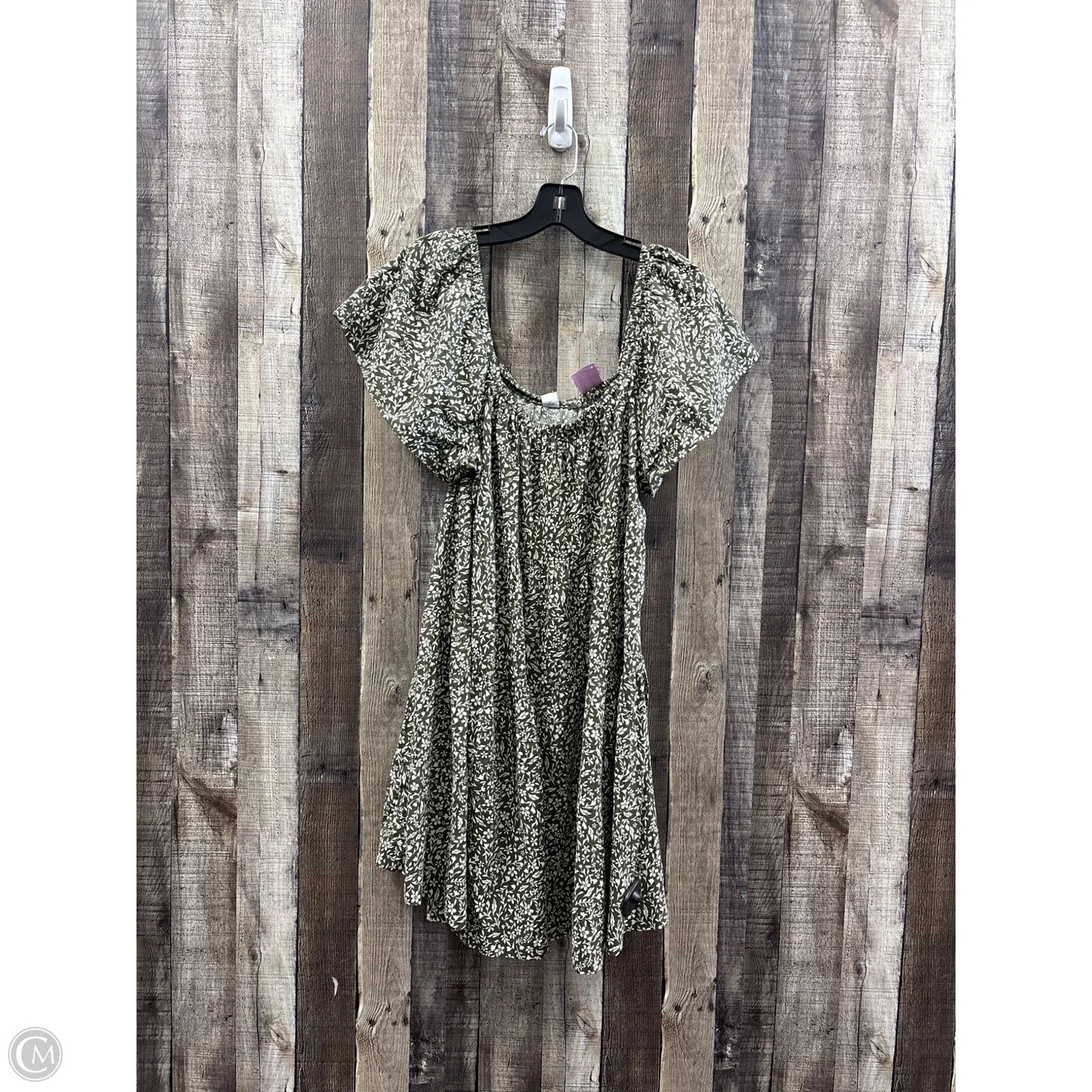 Dress Casual Midi By Old Navy In Green, Size: M