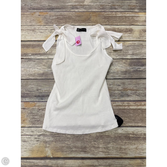 Top Sleeveless By New York And Co In White, Size: L