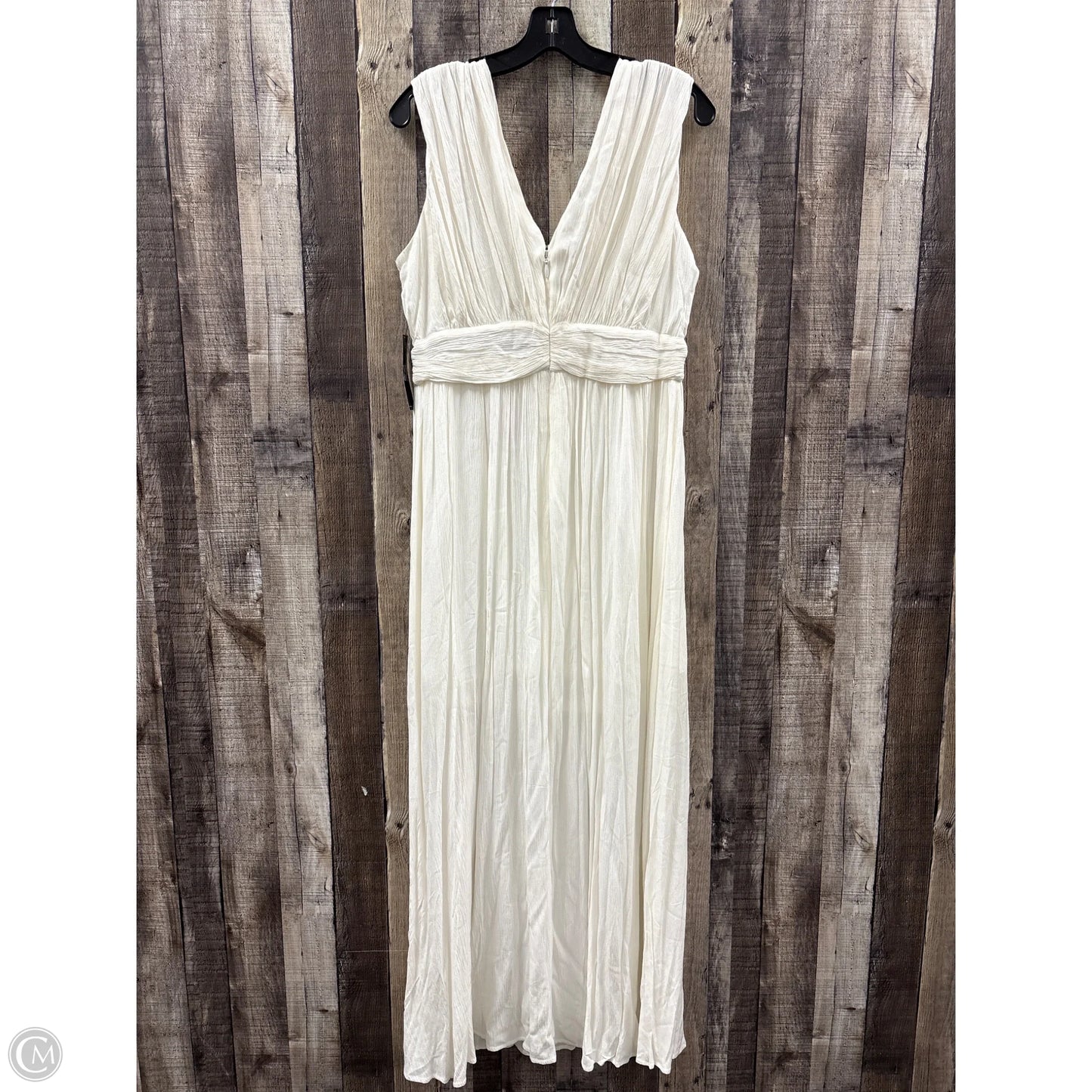 Dress Casual Maxi By New York And Co In White, Size: L