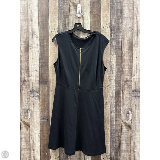 Dress Casual Midi By New York Jean Company In Black, Size: L