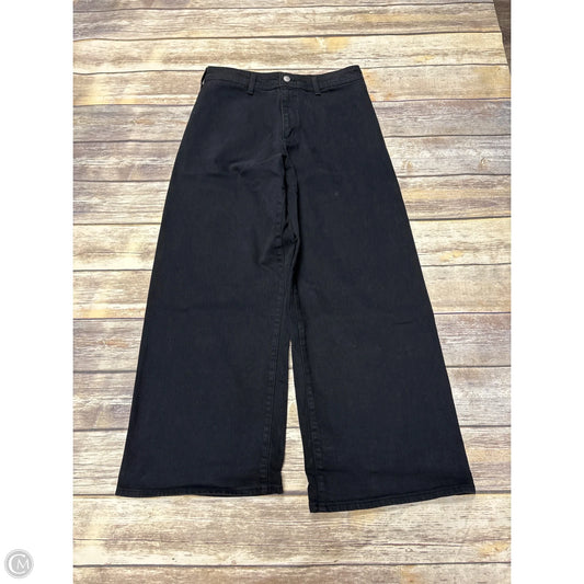 Jeans Wide Leg By Universal Thread In Black Denim, Size: 10