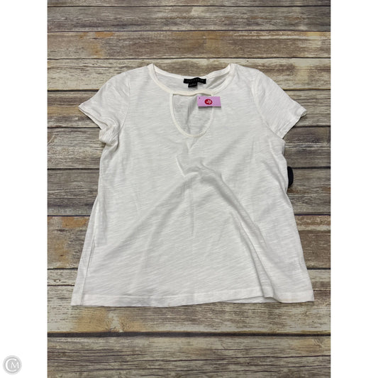 Top Short Sleeve By Sanctuary In White, Size: S