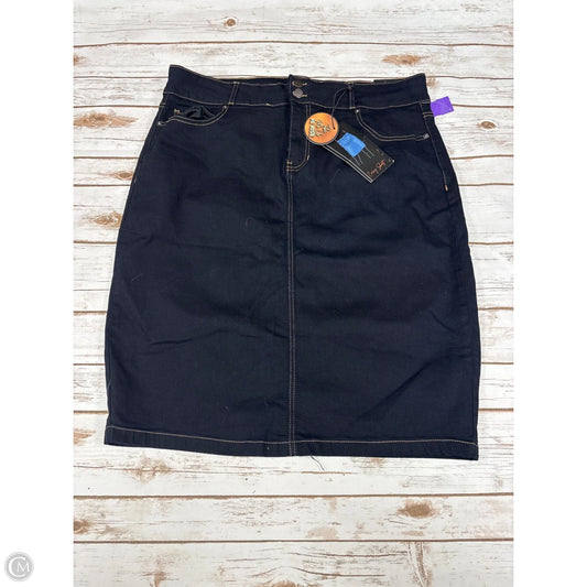 Skirt Midi By Cme In Blue Denim, Size: 16