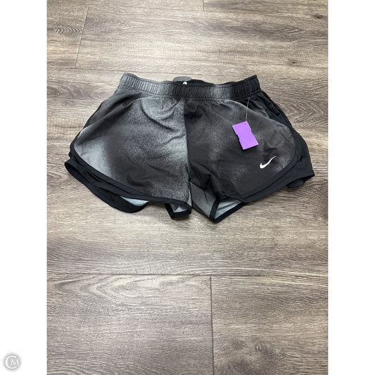 Athletic Shorts By Nike In Black & Grey, Size: M
