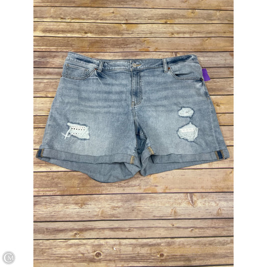Shorts By Maurices In Blue Denim, Size: 20