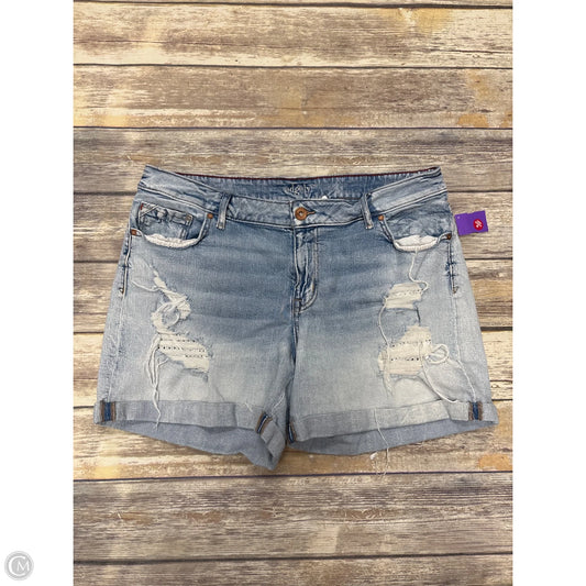 Shorts By Edgely In Blue Denim, Size: 18