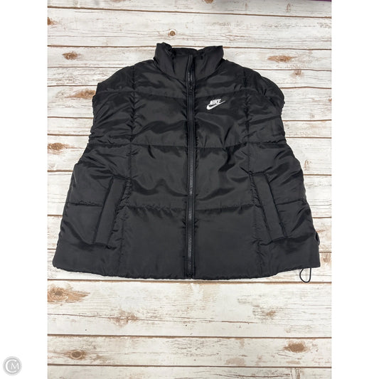 Vest Puffer & Quilted By Nike In Black, Size: Xs