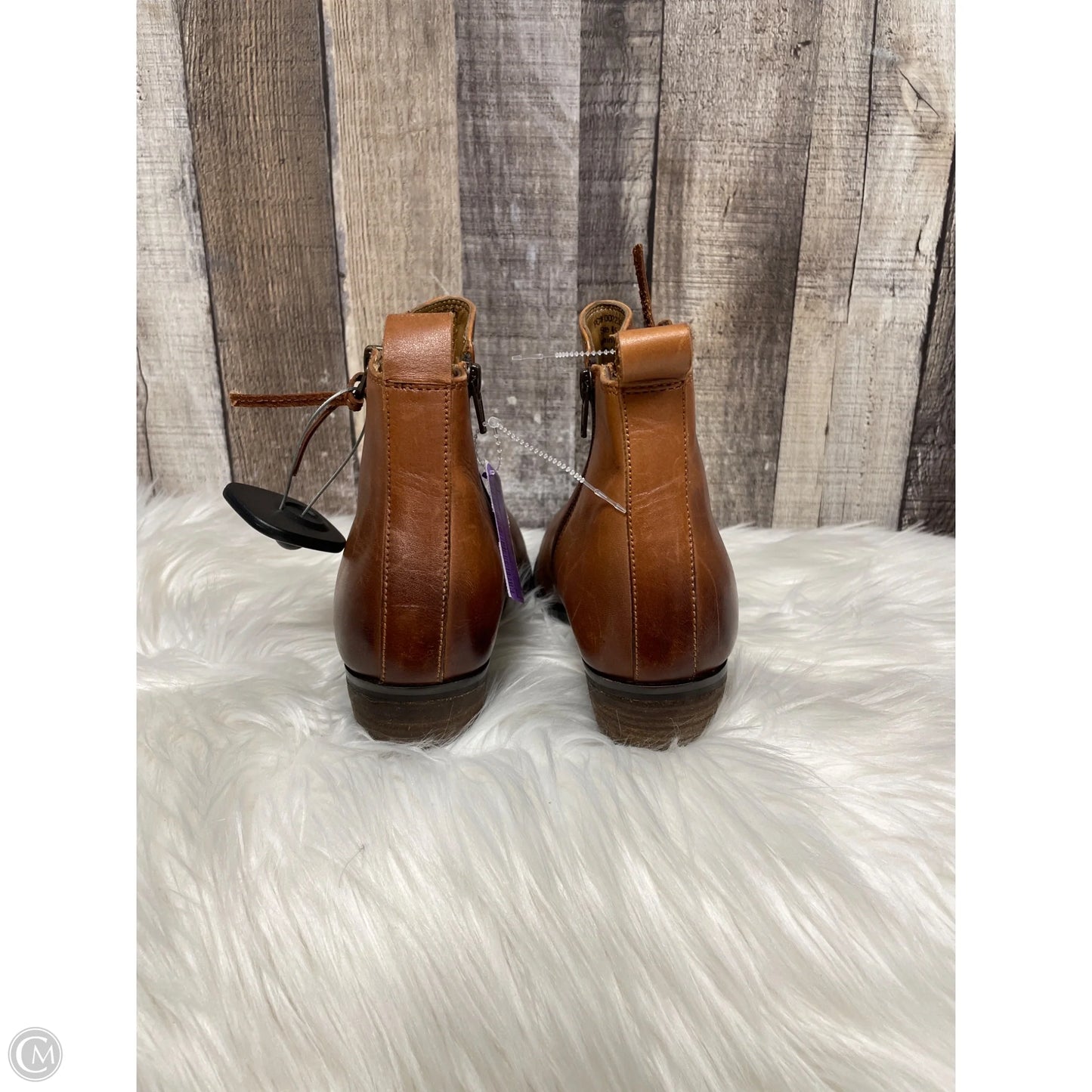 Boots Ankle Flats By Journee In Brown, Size: 8.5