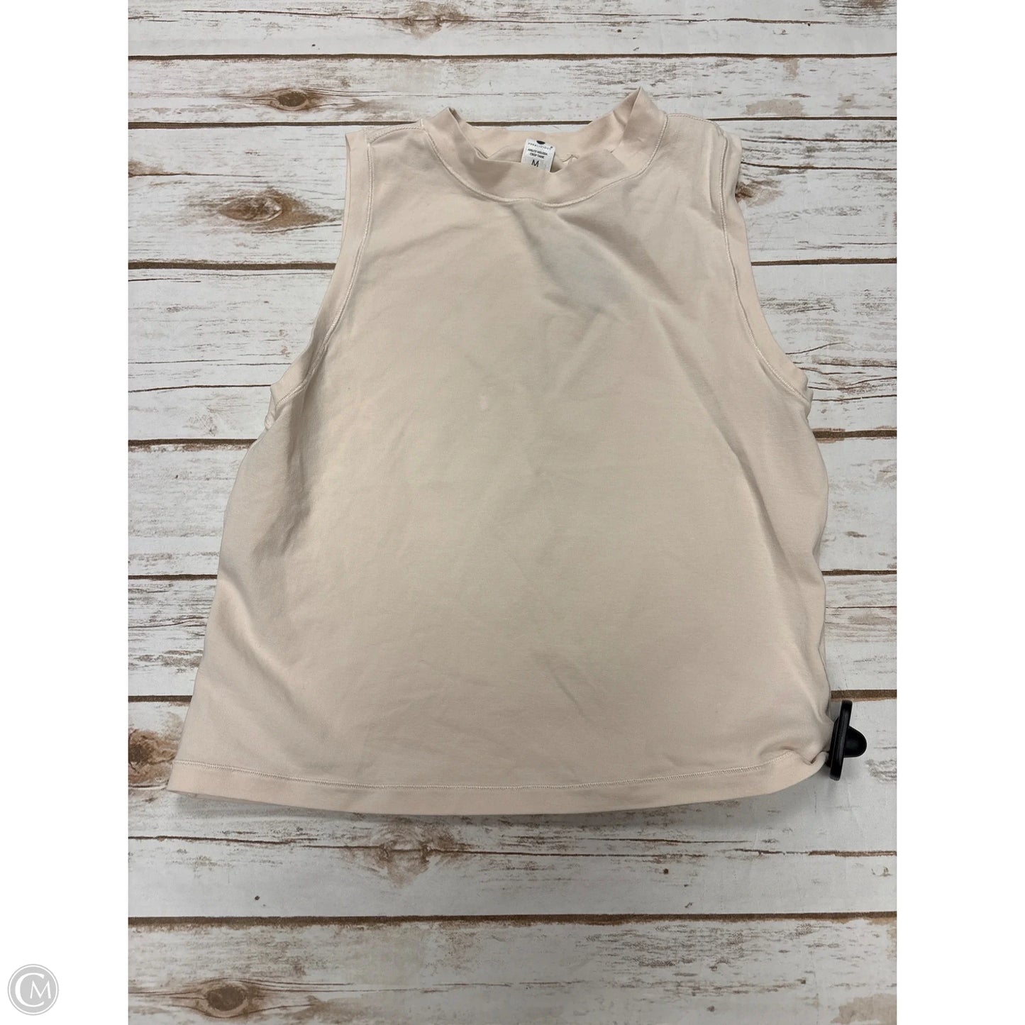 Athletic Tank Top By Yogalicious In Ivory, Size: M