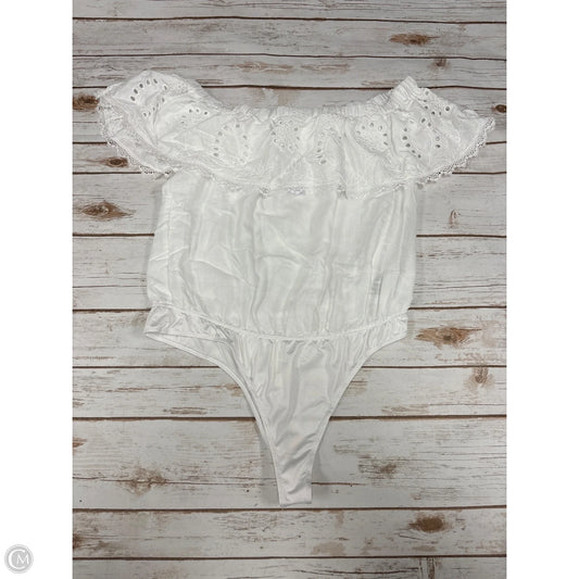 Bodysuit By Mi Ami In White, Size: L