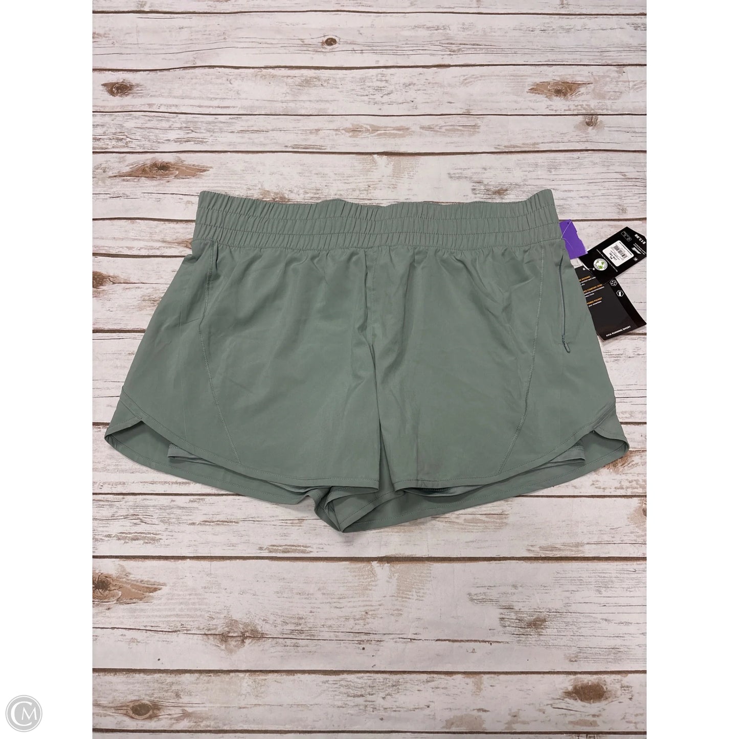 Athletic Shorts By Avia In Green, Size: Xl
