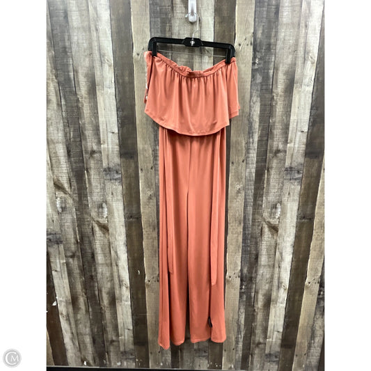 Jumpsuit By Charlotte Russe In Orange, Size: L